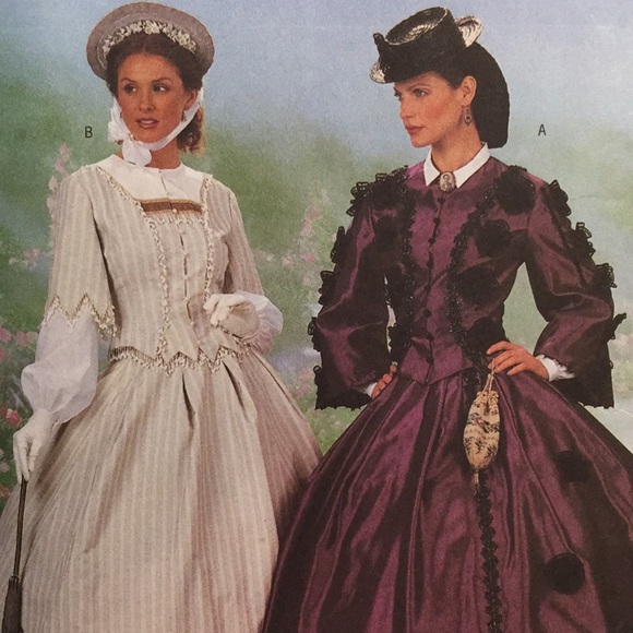 Victorian Era Style Costume Dress Pattern Unused - Picture 3 of 16